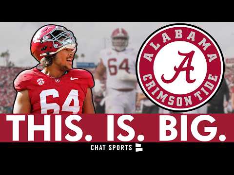THIS CHANGES EVERYTHING For The Alabama Football Offensive Line - Michael Carroll Position Change
