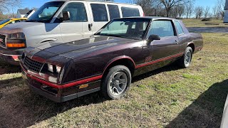 Taking my 1987 Chevy Monte Carlo SS on it's Last Drive