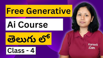 Free Generative Ai course in Telugu - Google Gemini