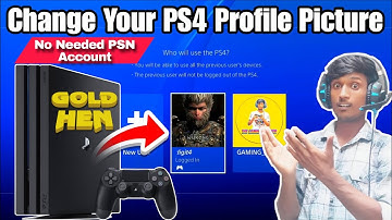 How To Change PS4 Profile Picture With Custom Avatar||No PSN