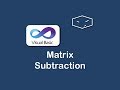 Matrix subtraction in vbnet