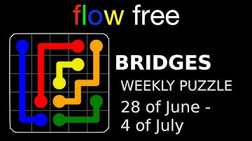 Flow free WEEKLY Puzzles, Sawtooth Challenge, 28 June-4 July - Gameplay Walkthrough (iOS & Android)