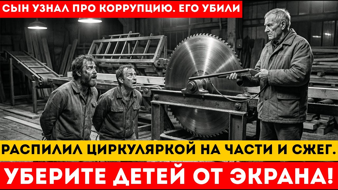 ПЕРВОГО РАСПИЛИЛ , ВТОРОГО ПОД ПРЕСС. МЕСТЬ ОТЦА ЗА СЫНА. СЛОВИЛ НААЛЬСТВО НА КОРРУПЦИИ. УБИЛИ