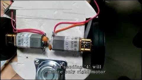 Controlling DC motors using Arduino Uno via Bluetooth