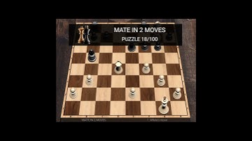 chess puzzle game | win by 2 move mate | #114 #safacts #checkmate #puzzle #2move #chess #chessking
