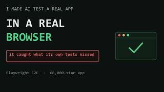 AI-Written Playwright E2E Tests for a Real App - Caught a Hidden Bug