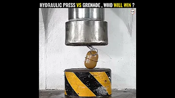 Hydraulic Press VS Grenade Who Will Win Shorts America Shortfeed 