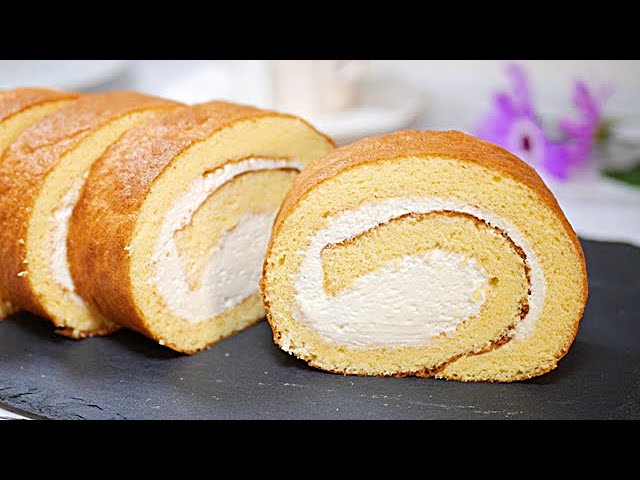 初心者必見 基本のロールケーキ作り方how To Make Basic Roll Cake Recipe Youtube