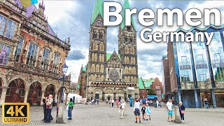 4k Walking Tour of Bremen, Germany (Ultra HD, 60fps) - City Centre Tour