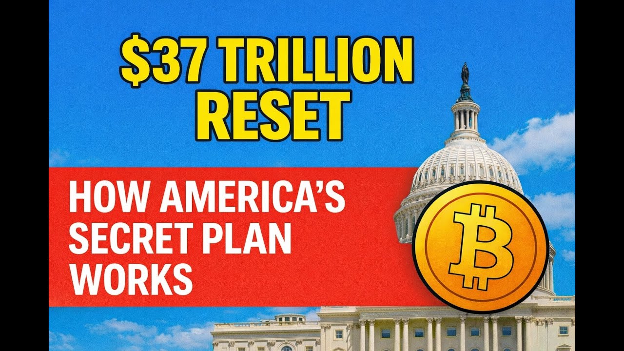 America’s $37 Trillion Crypto Reset — The Untold Bitcoin & Digital Dollar Theory