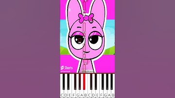 AH? AH! - ANIMATION MEME - SPRUNKI (@Secktoon) - Octave Piano Tutorial