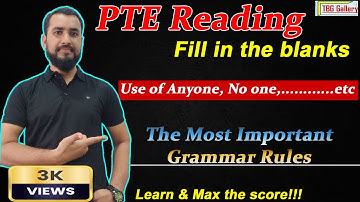 PTE Reading I Fill in the blanks I Best Grammar Techniques I Tribikram Ghimire