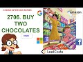 Buy Two Chocolates in Hindi | Leetcode 2706 | Amazon Google Facebook interview question