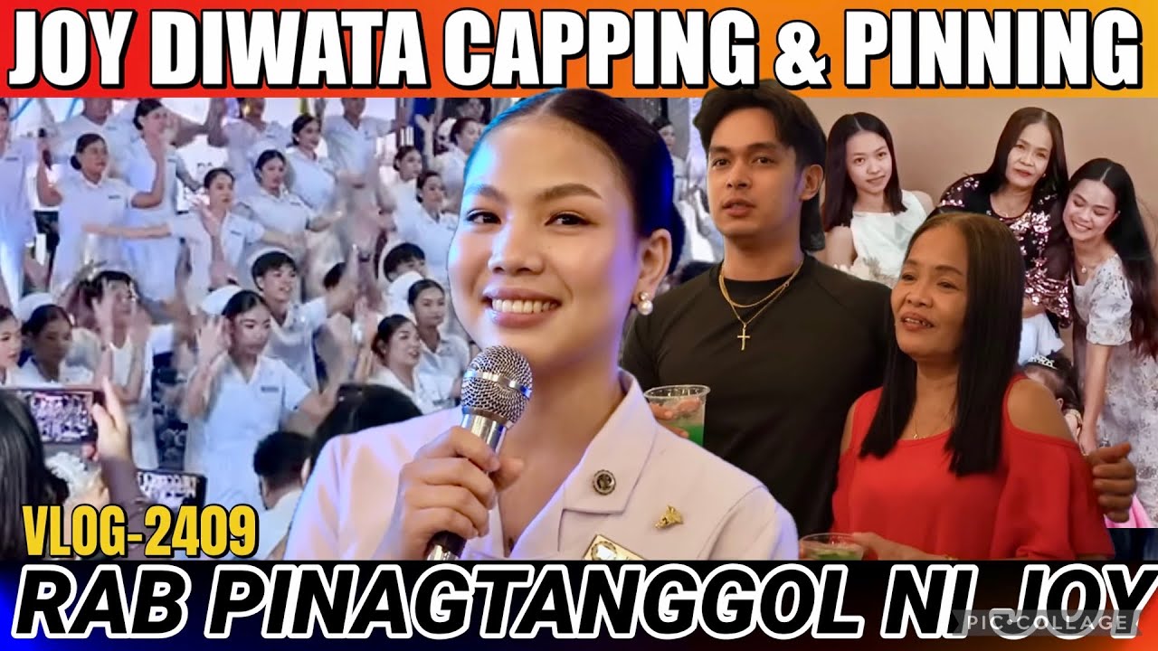 JOY DIWATA HINANGAAN NG MARAMI | ACHIEVER NA, PINAGTANGGOL PA SI RAB | CAPPING & PINNING CEREMONY