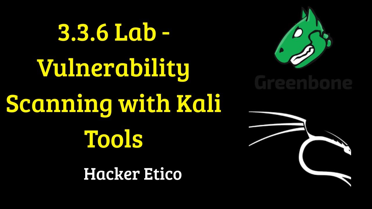 3.3.6 Lab - Vulnerability Scanning with Kali Tools - YouTube