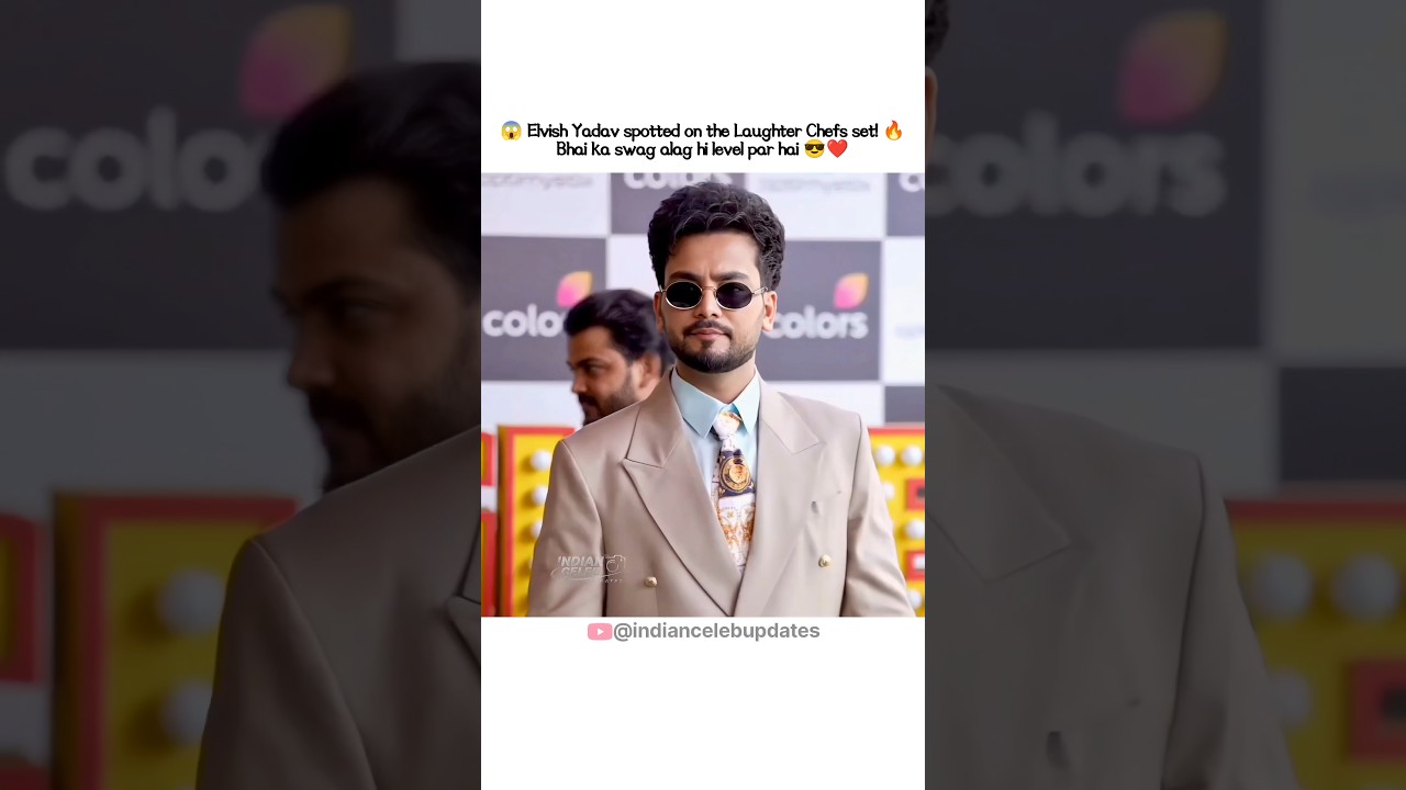 Elvish Yadav Spotted on Laughter Chefs Set 😍🔥 #elvishyadav #laughterchefs #celebrity