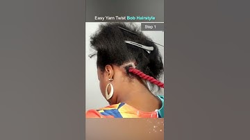 🥴Easy Yarn Twist Tutorial| Ft. Wavymy Hair