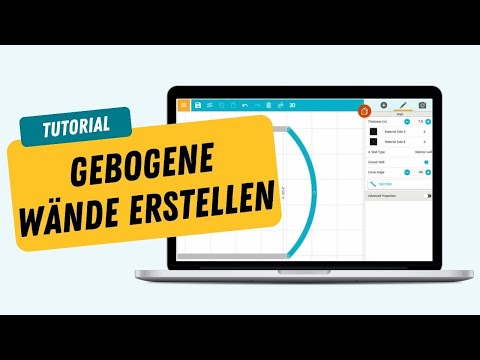 Gebogene Wände erstellen - Rau