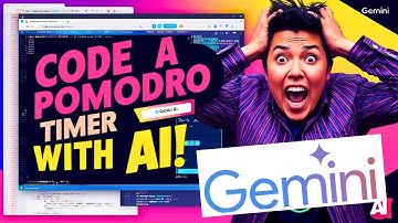 Gemini AI: Code a Pomodoro Timer in HTML, CSS, & JS
