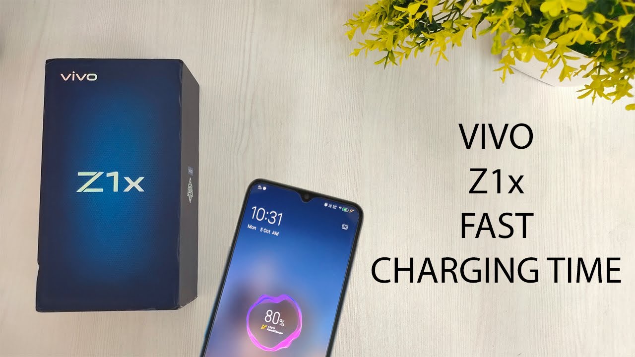 Vivo Z1x Fast Charging Speed Test With 22.5W Flash Charger - How much