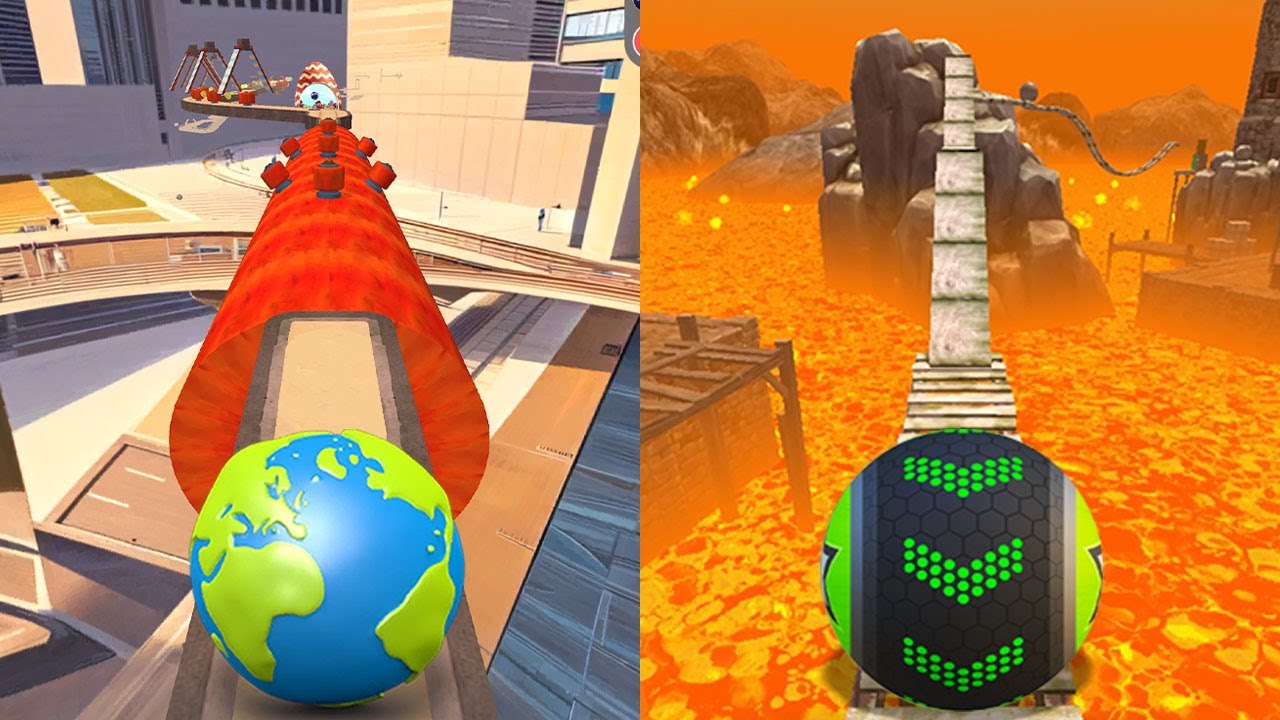 Going Balls VS GyroSphere Trials, Rollance Adventure Ball, Rolling Ball Sky Escape, Action Balls