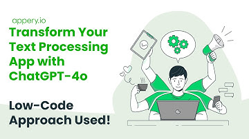 Transform Your Text App with ChatGPT-4o: Easy Low-Code Guide!