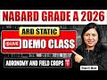 NABARD Grade A ARD Static 2026 | NABARD Phase 2 Merit Section Live Class | Agronomy and Field Crops