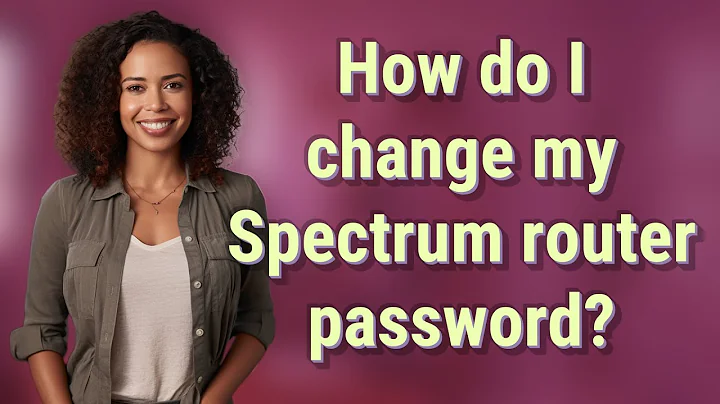 How do I change my Spectrum router password?