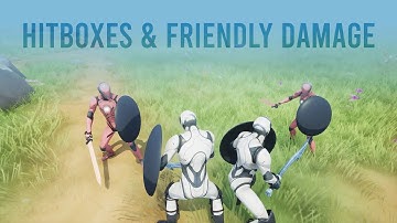 Unreal Engine 5 - Melee Combat - Hitbox Damage and Avoid Friendly Damage - Action RPG #141