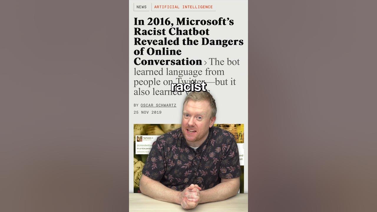 In 2016, Microsoft's Racist Chatbot Revealed the Dangers of Online