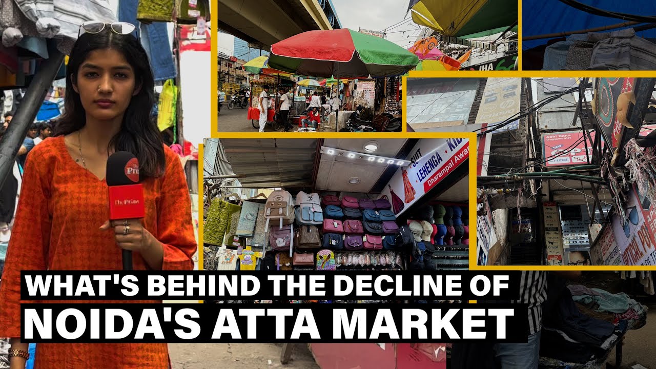 Atta Market was Noida’s CP. It’s now a poorer Sarojini Nagar, with traffic chaos & congestion