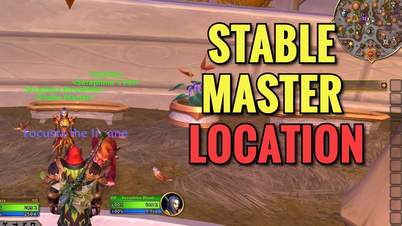 Silvermoon City Stable Master Location (WoW Midnight)