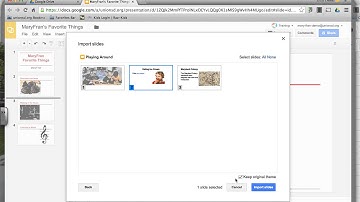 How to Import Slides from Another Google Presentation