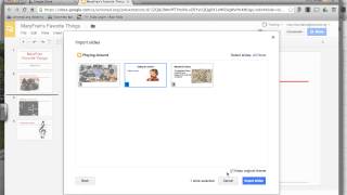How to Import Slides from Another Google Presentation