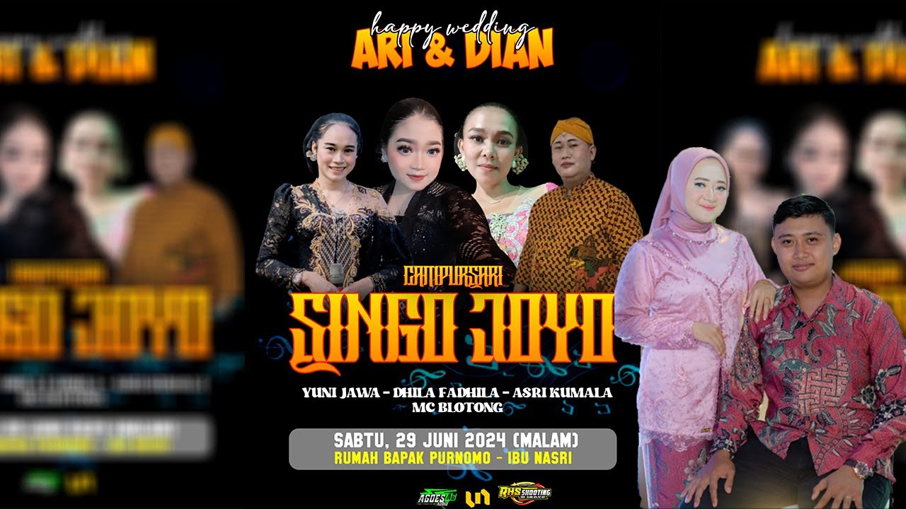 LIVE STREAM SINGO JOYO Campursari || Wedding ARI & DIAN Dk Druju Ds Bungasrejo Jakenan Pati