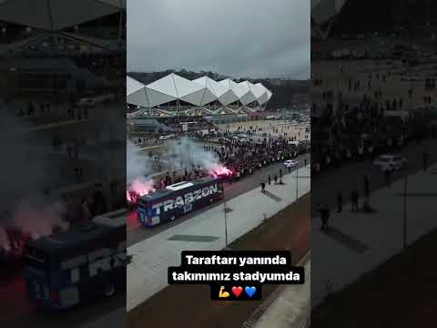 Trabzonspor - Konyaspor maçı stada geliş