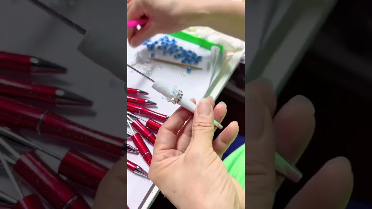 Rhinestones Clear Sugar Beadable Pens