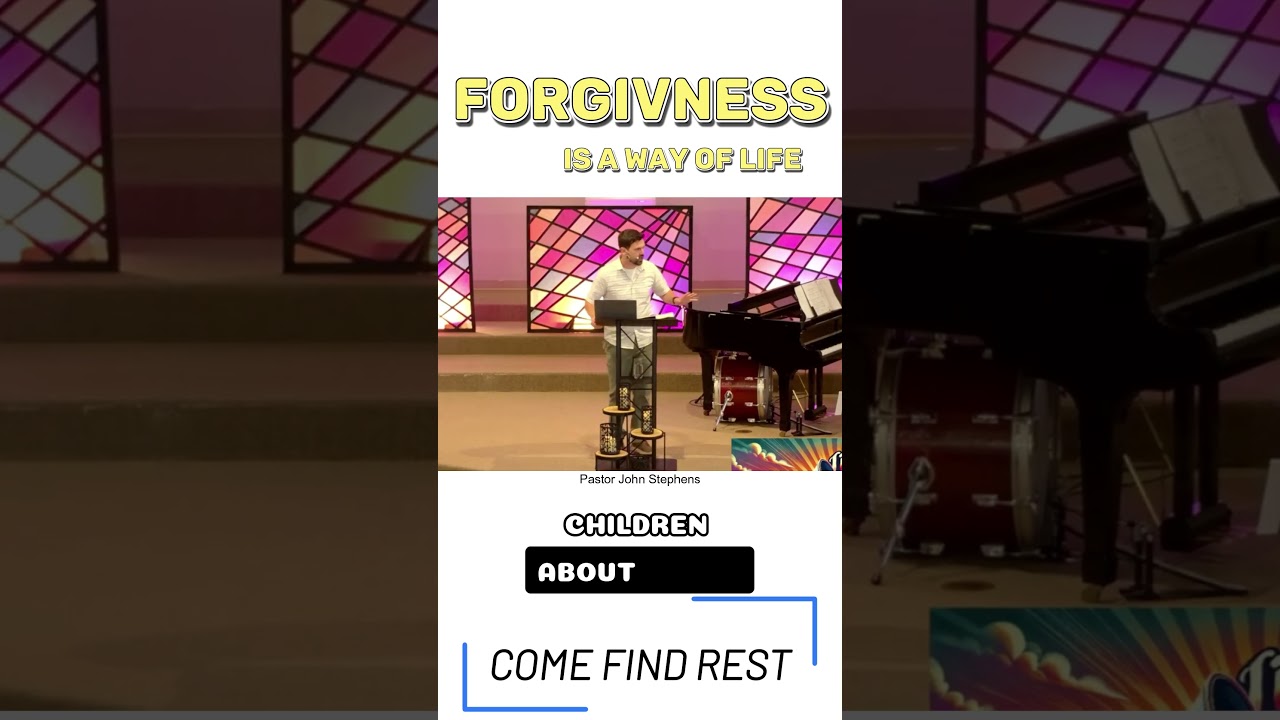FORGIVENESS IS A WAY OF LIFE! #sermonclips #forgiveness