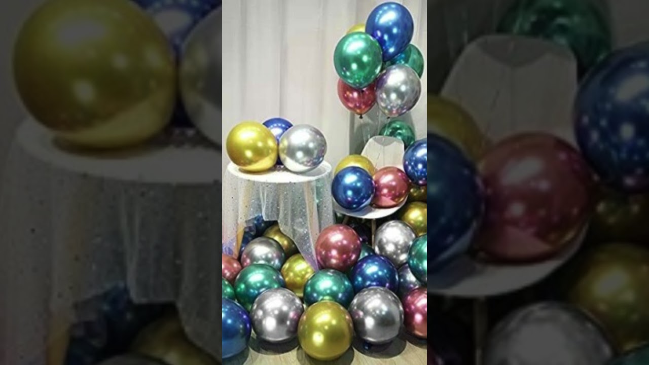Latex Metallic Balloons 