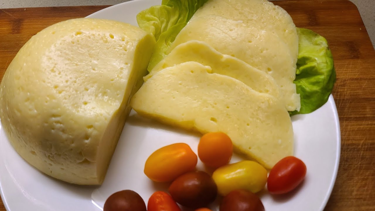 CAȘCAVAL NATURAL DE CASĂ DOAR 2-Ă INGREDIENTE 👩‍🍳👩‍🍳👩‍🍳