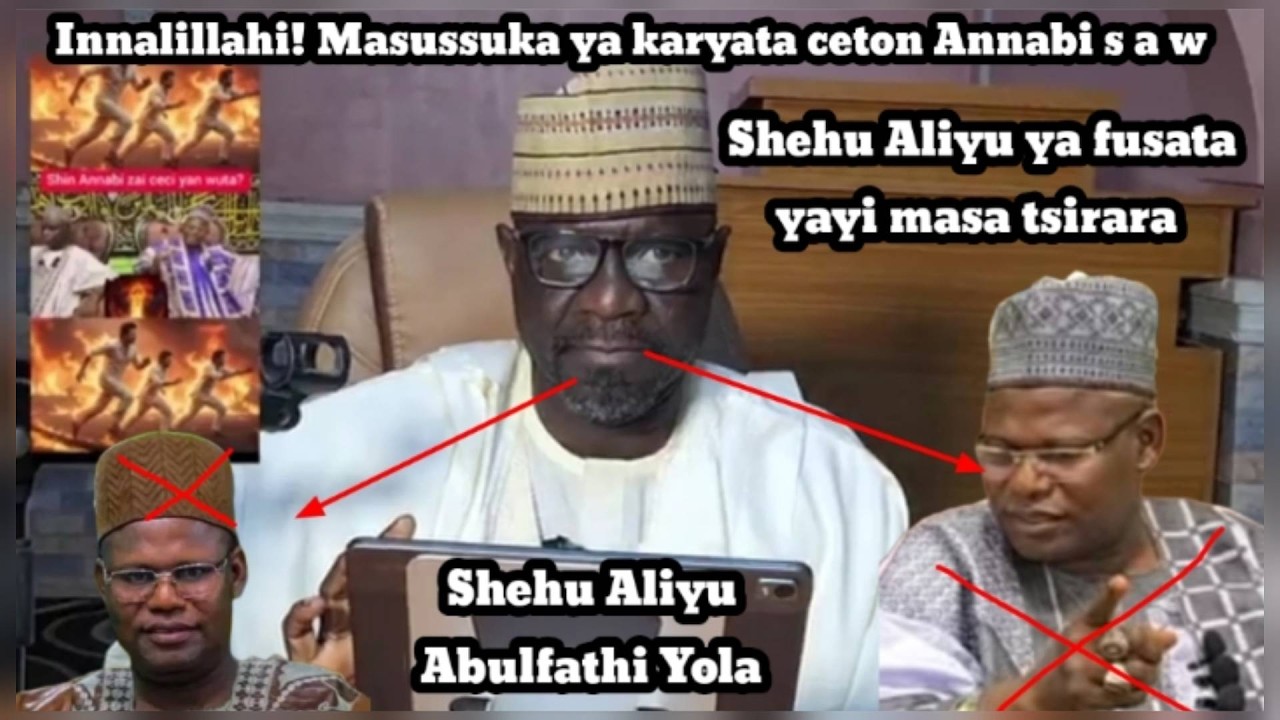 Innalillahi! Masussuka ya karyata ceton da Annabi s a w zaiyi a ranar kiyama shehu aliyu ya fusata