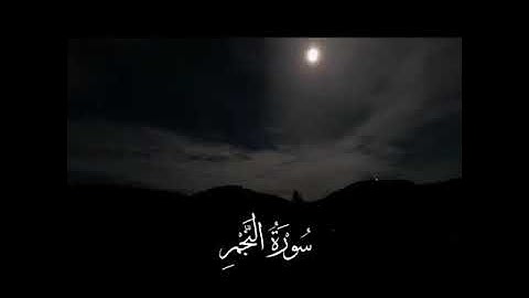 سورة النجم من صلاة التروايح 1445ه‍ القارئ الشيخ عبدالرحيم ابوالنصر
