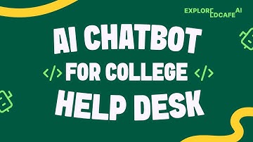How To Make an AI College Chatbot in Minutes!