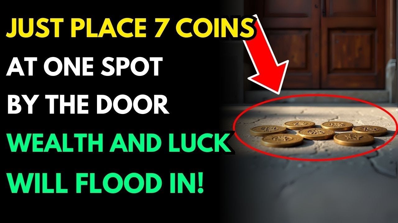 Just Place 7 Coins in a Specific Spot at the Entrance, and Wealth and Luck Will Pour In!