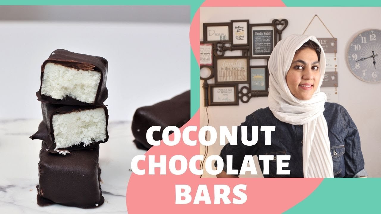 How to make Healthy Bounty at home (Easy No Cook 5 ingredient recipe