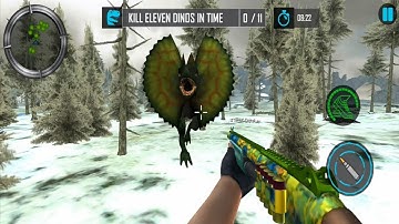 Real Dino Hunter Fps Shooter Android ios Gameplay - Dinosaur game - iGames0803 part 21
