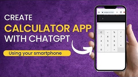 Create a Calculator App using Chatgpt (without writing any code)// Chatgpt tutorial