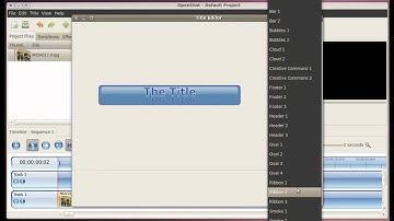 OpenShot - Scroll Text Effect