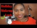 Holiday Makeup Look w/Bold Glitter Lip!