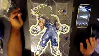 Vegeta Majin Transformation Dragon Ball Z Pixel Bead Perler Sprite Art